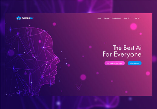 Artificial Intelligence and Deep Learning Landing Page