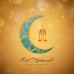 Eid Mubarak modern islamic background