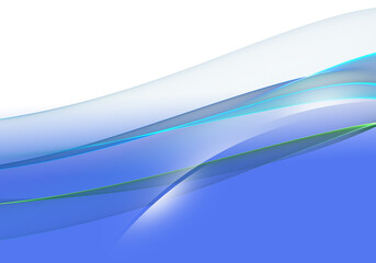 Abstract background waves. White and coral blue green abstract background for wallpaper or business card