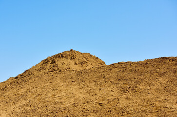 Residual soil from the construction site　建設現場から出た残土
