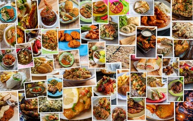 World Cuisine Chicken Collage - 419506857
