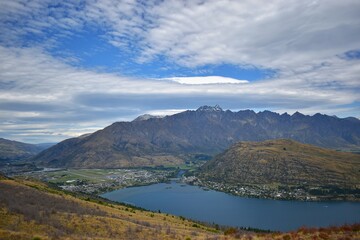 New Zealand, The Queenstown Hill Walk is an easy climb through pine forest to the summit of Te Tapu-nui. At the top you will be rewarded with spectacular views of parts of Lake Wakatipu and mountains.