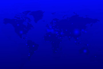 Fototapeta na wymiar Spread of coronavirus from China around the world. Covid 19 map confirmed cases report worldwide globally