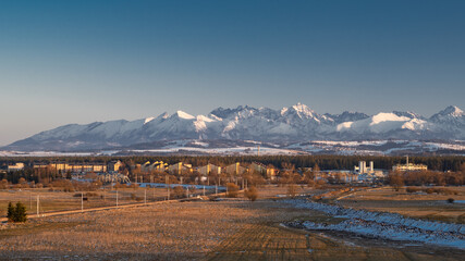 View at Nowy Targ and Tatra Mountains, Poland © Daniel Sztork