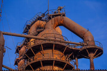 Blast furnace equipment of the metallurgical plant
