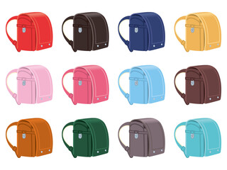 カラフルなランドセル　入学