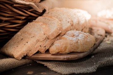 Close-up of bread, bread image.