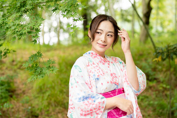 Fototapeta premium 美しい日本女性