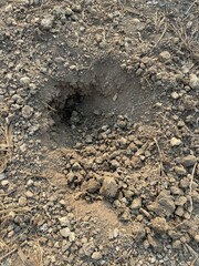 hole on the ground