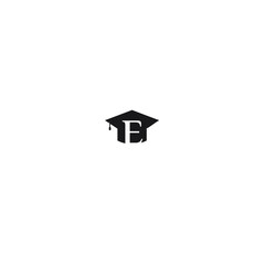 Fototapeta na wymiar letter E education logo school