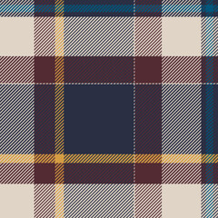 Vector Seamless Plaid pattern illustration. Vintage College Look  plaid for fashion textile design. - obrazy, fototapety, plakaty