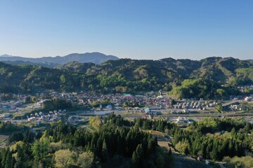 春先の松代の街