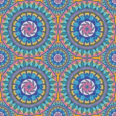 Maldala seamless pattern hand draw for printed fabric paper bohemian style