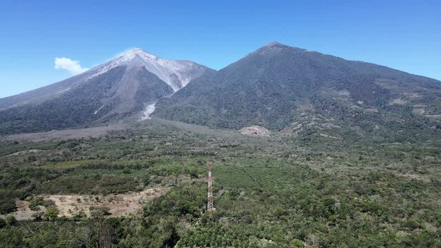 Volcanes de Fuego y de Acatenango