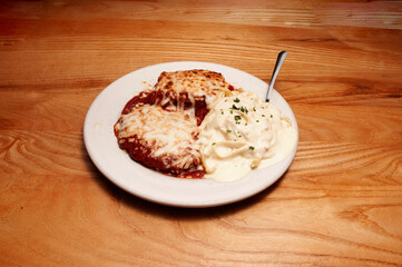 Lasagna Chicken Parmesan and Chicken Alfredo