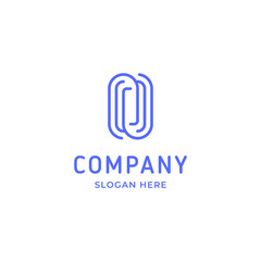 Simple and Minimalist Line Art Letter O Logo