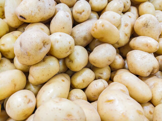 known vegetable with potato, on a stall at an open market in Rio de Janeiro.