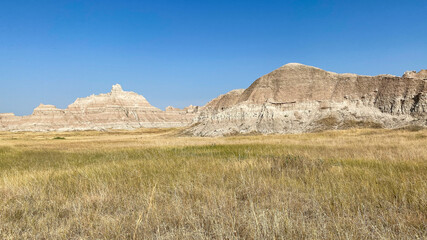 Badlands South Dakota rock formation