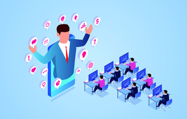 Isometric business learning and training