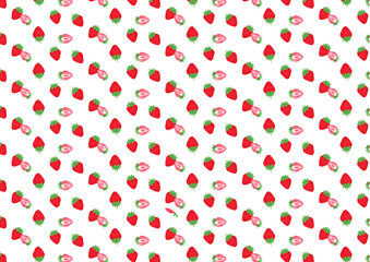 イチゴの背景素材　苺　いちご