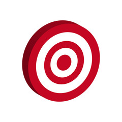 Isometric target icon