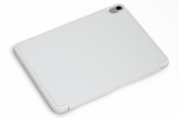 White digital tablet case mockup