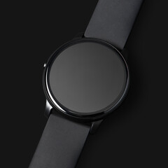 Smartwatch screen mockup digital device