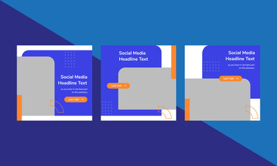 editable digital marketing Social media post tempate