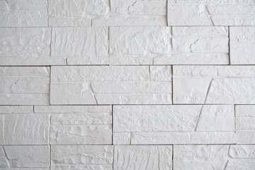 white background of white stone, brick, texture