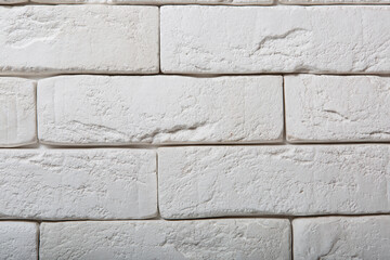 white background of white stone, brick, texture