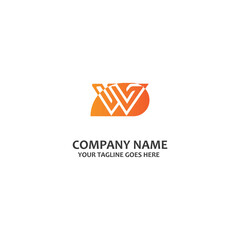 W Letter Logo Template