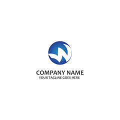 W Letter Logo Template