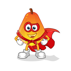 papaya heroes vector. cartoon character