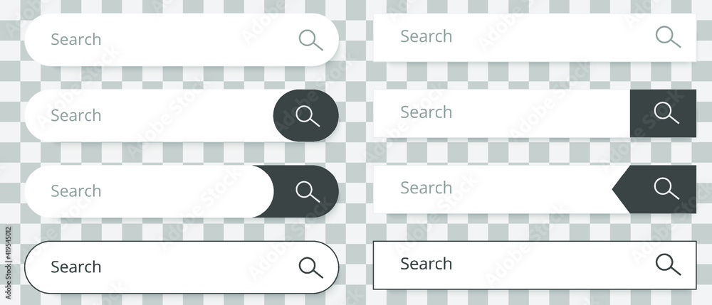 Poster search bar flat icon. isolated vector symbol for web ui.