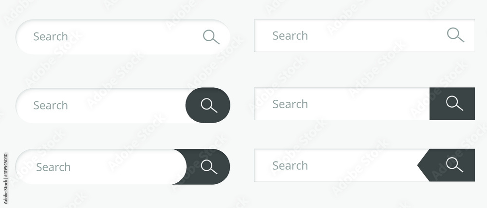 Poster search bar flat icon. isolated vector symbol for web ui.