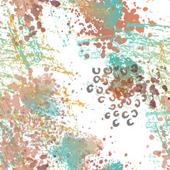 Stains Seamless Pattern. Fashion Concept.