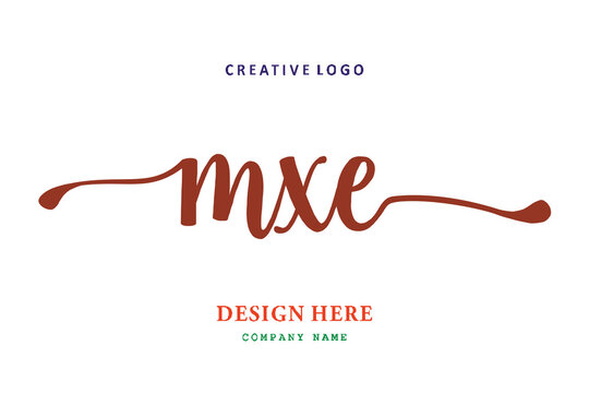 MXE lettering logo is simple, easy to understand and authoritative