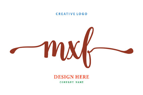MXF lettering logo is simple, easy to understand and authoritative