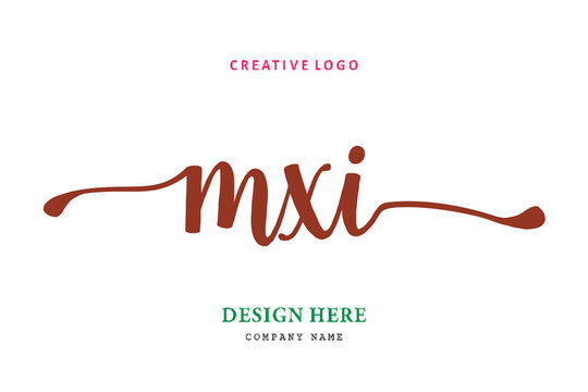 MXI lettering logo is simple, easy to understand and authoritative