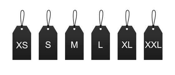 XS S M L XL XXL. clothing size