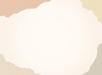 Japanese traditional kimono pattern background