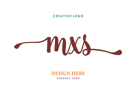 MXS lettering logo is simple, easy to understand and authoritative