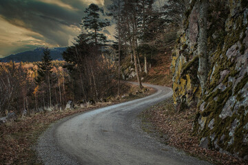 Fototapeta premium road in the mountains