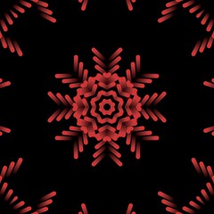 Red pattern design.