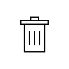 Trash can icon