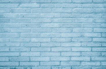 Old vintage retro style blue bricks wall for brick background and texture.
