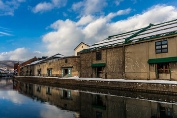 Warehouses on canal