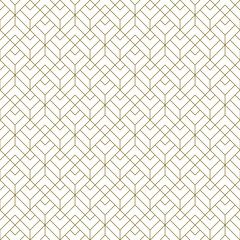 Seamless geometric pattern . Brown on white background .Average thickness lines .