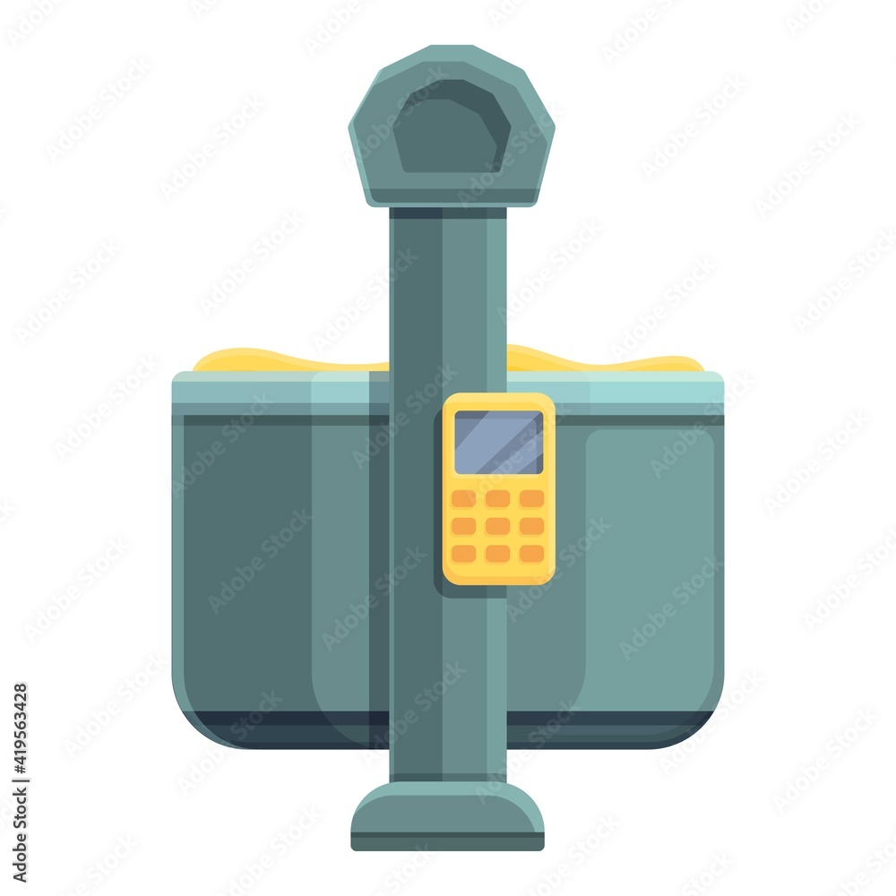 Poster automatic paper production icon. cartoon of automatic paper production vector icon for web design is