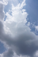 blue sky with clouds